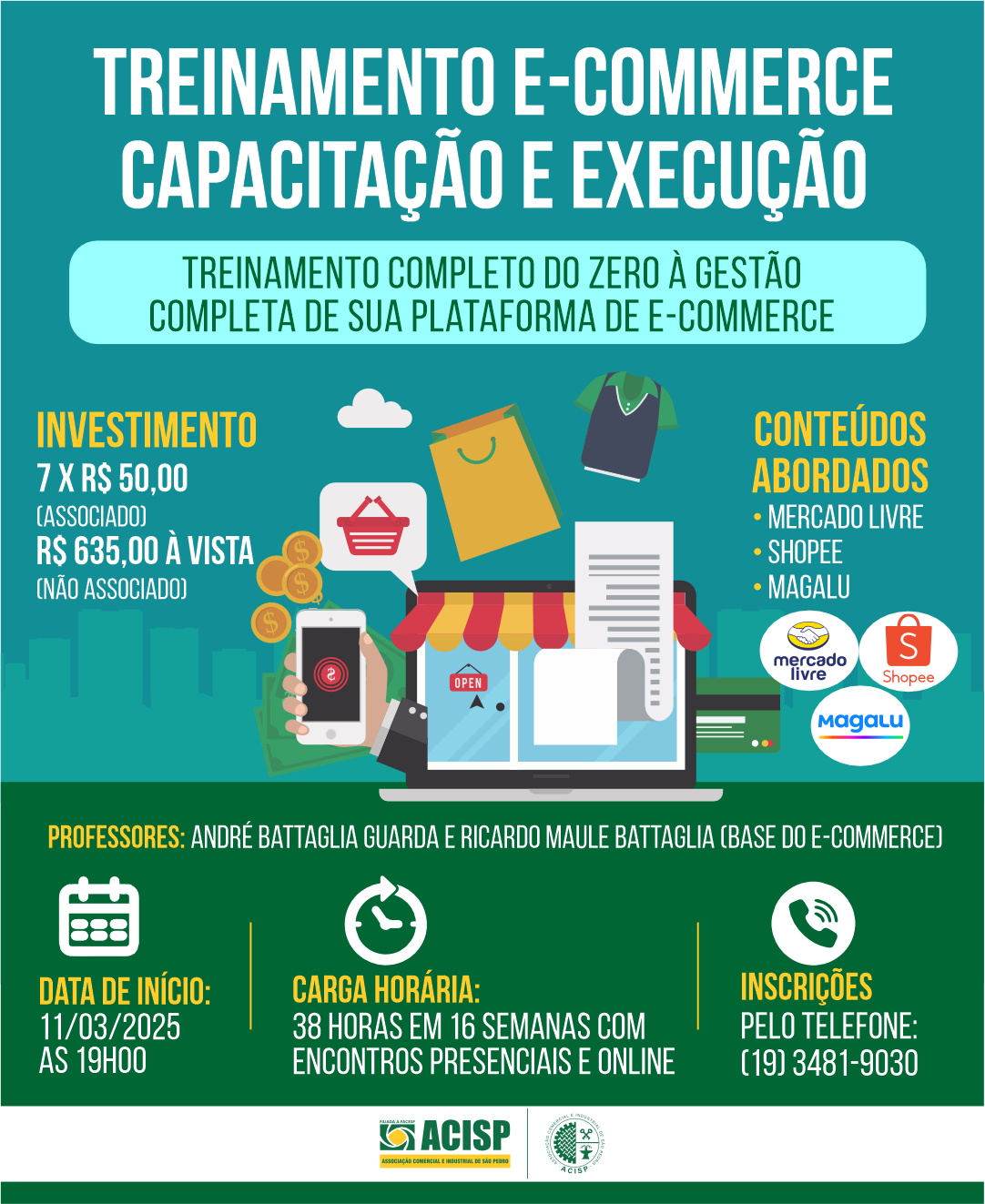 TREINAMENTO E-COMMERCE: CAPACITAÇÃO E EXECUÇÃO